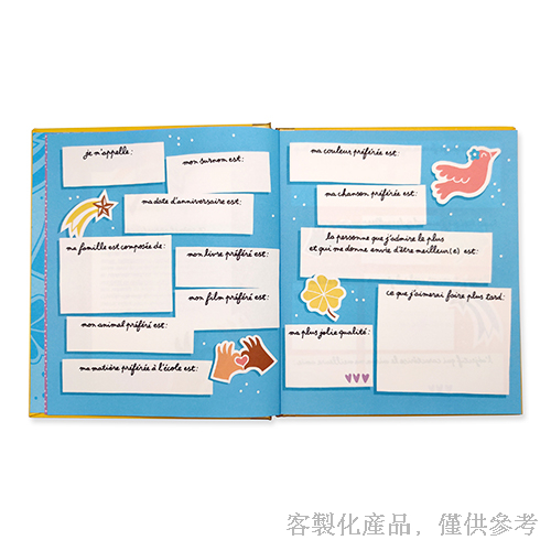 紀念冊筆記本_客製化精裝縫線紀念冊筆記本