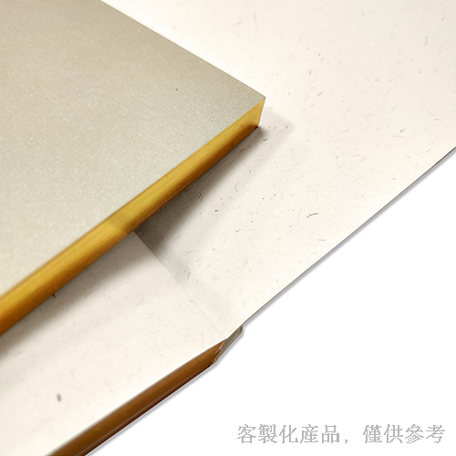 燙金邊筆記本_客製化燙金邊縫線筆記本