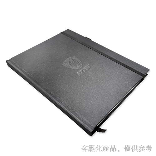筆記本_客製化印刷精裝柔紋皮筆記本