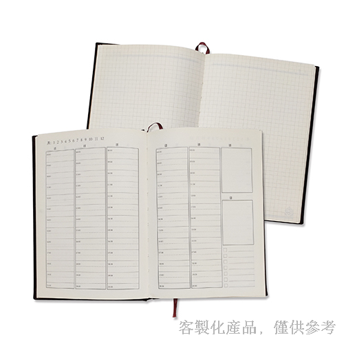 筆記本_客製化印刷台南地圖精裝縫線手帳